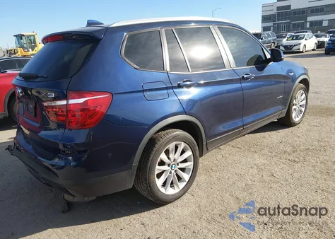 2017 BMW X3 Sdrive28I z USA, uszkodzony, nr VIN 5UXWZ7C59H0T44226